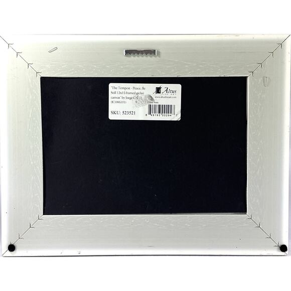 Jorge Cocco “Peace Be Still” Framed Giclée Canvas 16x12 Altus Fine Art - Picture 7 of 8